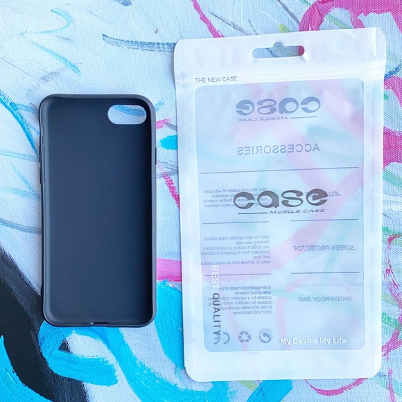 iPhone 7/8 Plus Case Marble Gem Print Cover - Picture 5 of 5